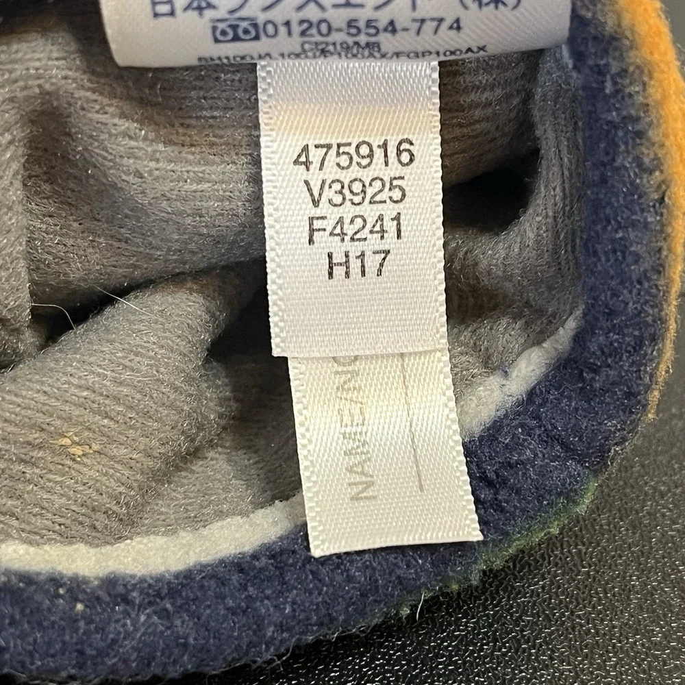 Lands' End Fleece Gloves Kids Size SMALL EZ-Grip Rainbow Stripes Gathered Wrist